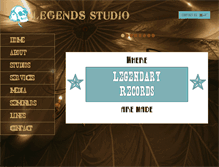 Tablet Screenshot of legendsstudionashville.com